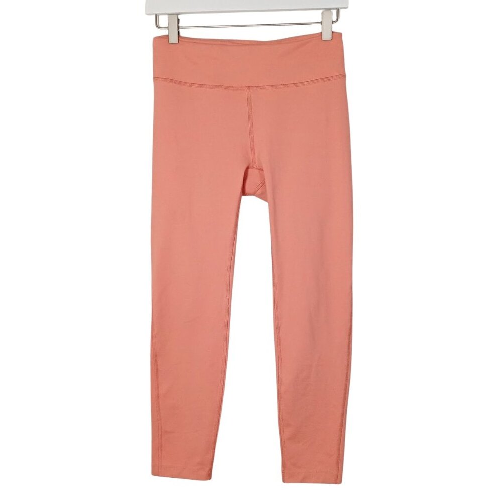Outdoor Voices Womens Crop Leggings Camellia Peach Mid Rise 23" Inseam Size M
